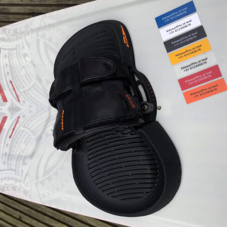 Waterproof kitesurf sticker with contact details