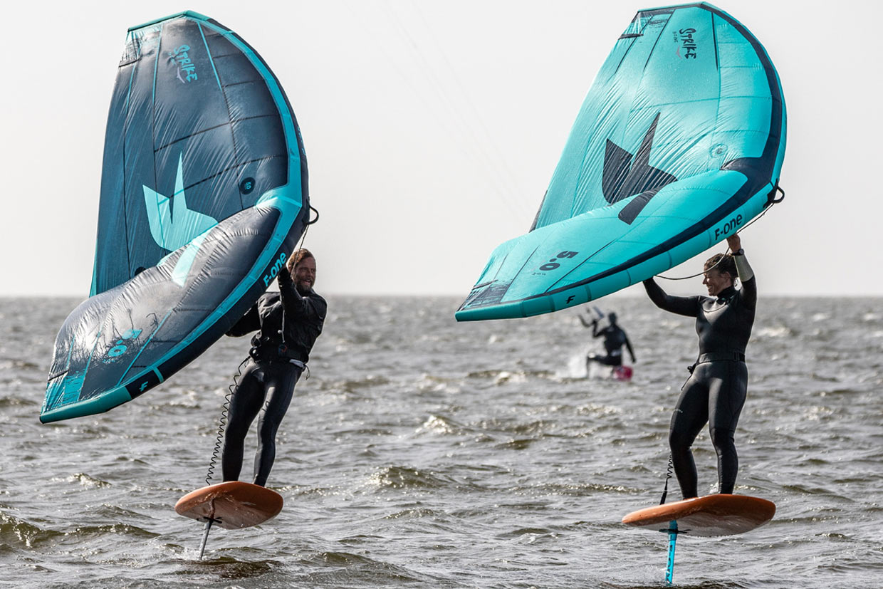 Wingsurfen wird schnell beliebter als Kitesurfen und Windsurfen