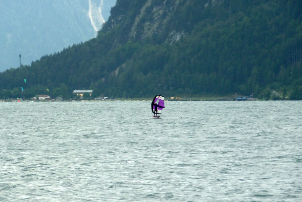 Wing foiling Achensee