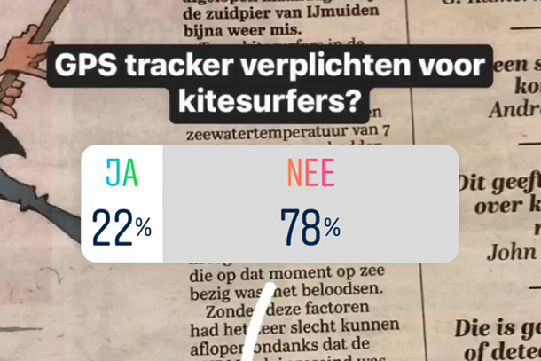 GPS verplichten voor kitesurfen wingfoilen, winsurfen, kitefoilen