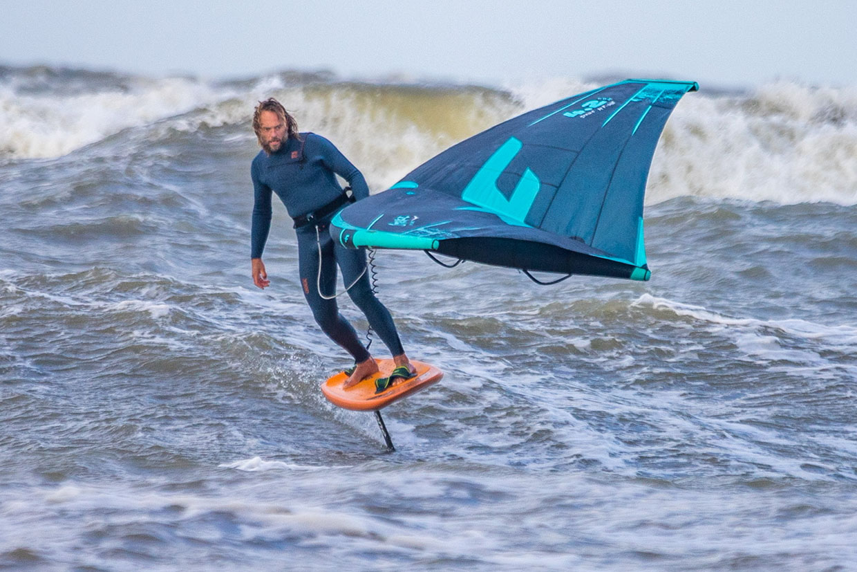 Interview wingfoiler Bart Schijf: stoked tot zeer stoked