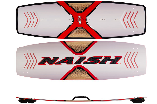 Welche Kiteboardgröße brauche ich? Beispiel für ein Freeride-Twintip-Kiteboard, das Naish Motion 2022