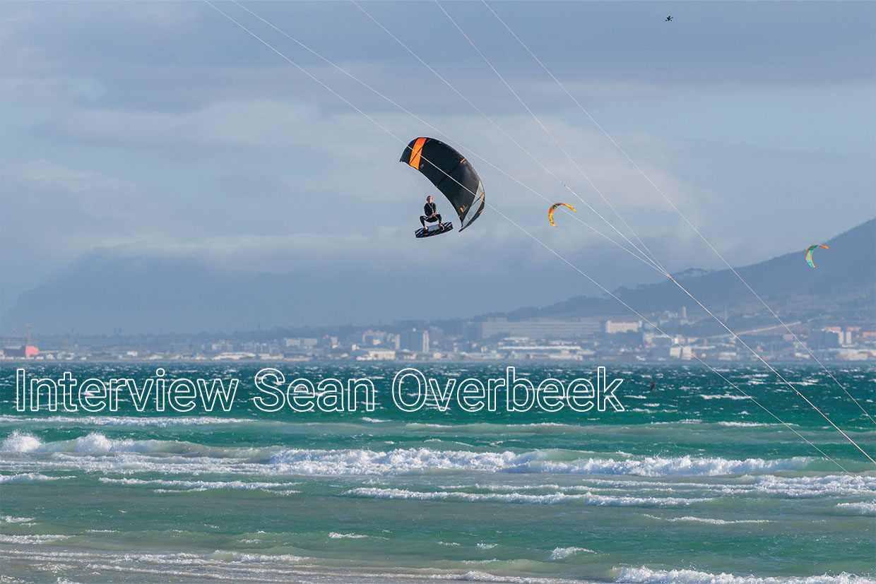 Interview big air kite surfer Sean Overbeek with KiteusurfPro. Photo by Samuel Tome.
