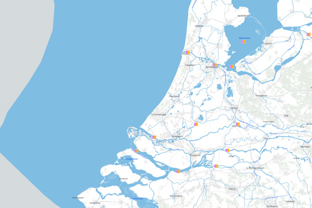 PFAS-Karte Niederlande