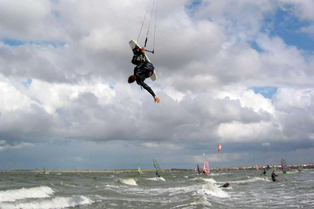 kitesurfen geschiedenis - bekijk de beelden en details